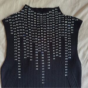 Nordstrom Halogen Jeweled Sweater Tank NWT